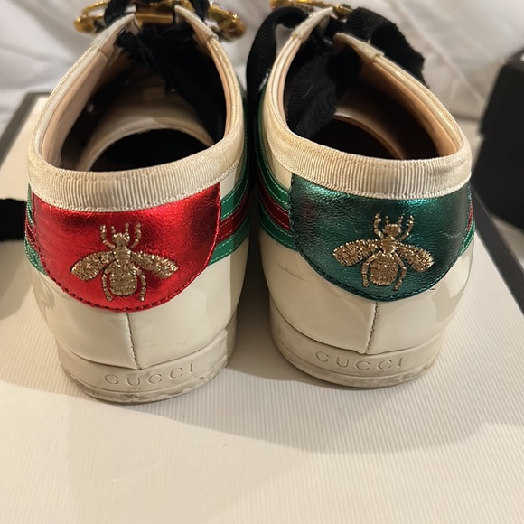 Vernice crystal low top Gucci sneaker - Picture 4 of 8
